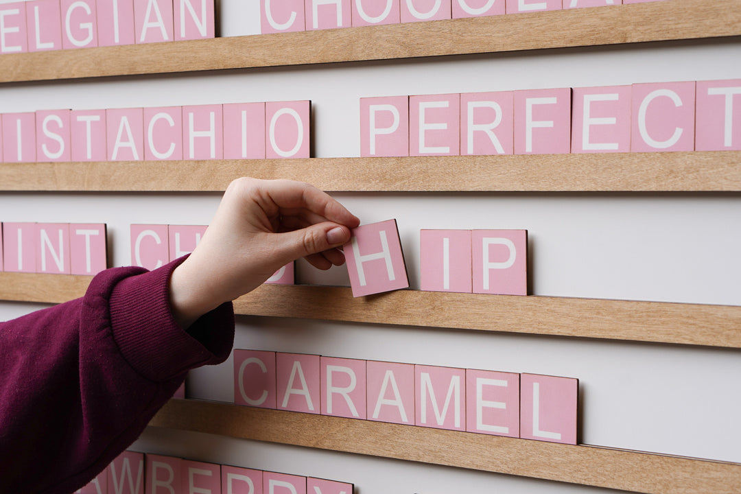 Wooden Wall Menu For Coffee Shop, Pink Cafecito Menu , Changeable Letter for Cafeteria Decor, Cafe Price List