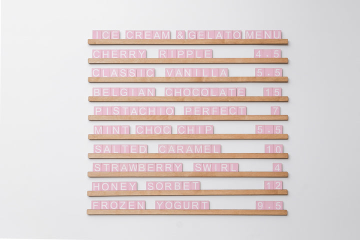 Wooden Wall Menu For Coffee Shop, Pink Cafecito Menu , Changeable Letter for Cafeteria Decor, Cafe Price List