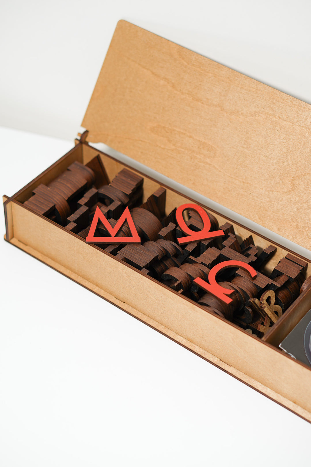 Wood Menu Board Letters: Birch HDF