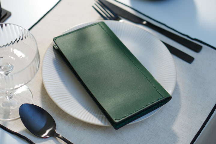 Personalized Leather Check Presenter: Embossed Bill Holder for Restaurant