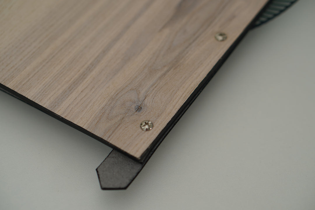 Ashwood & Leather Menu Folder: A4/US Letter Menu Holder