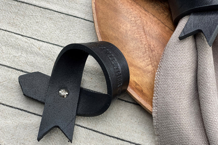 Custom Leather Napkin Rings: Personalized Table Decor