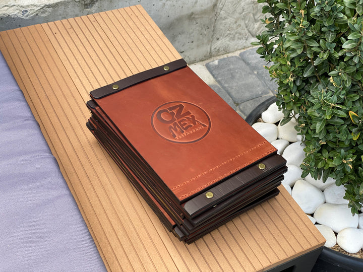Leather Menu Cover