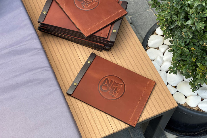 Leather Menu Cover