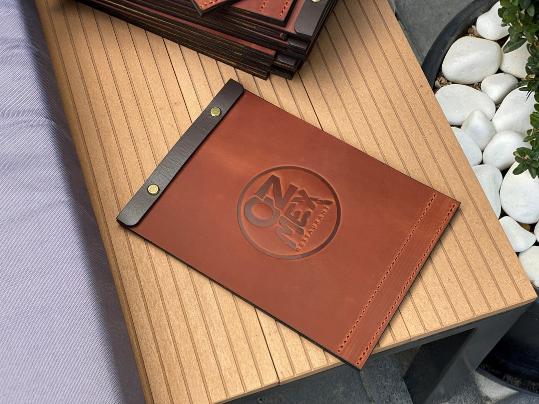 Leather Menu Cover