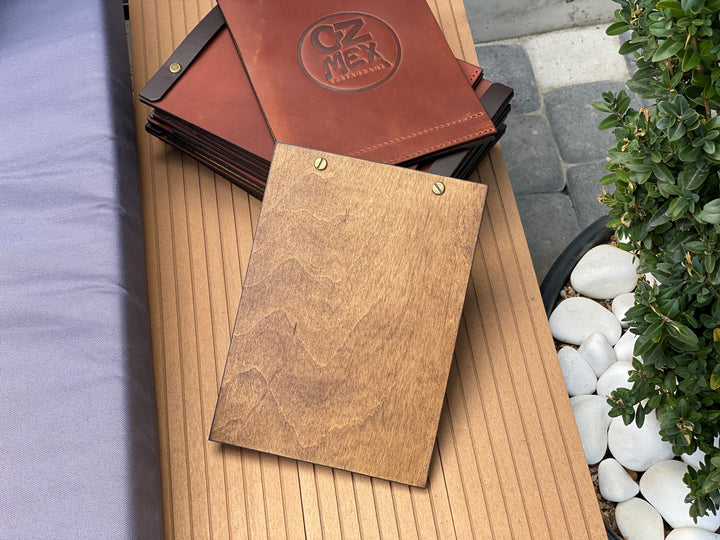 Leather Menu Cover
