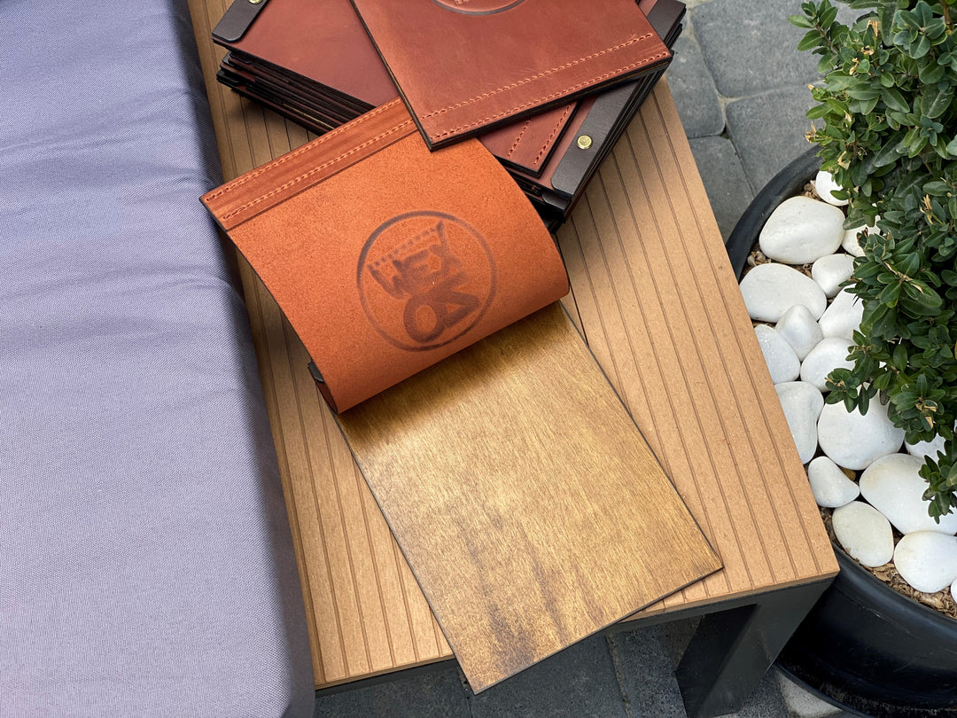 Leather Menu Cover