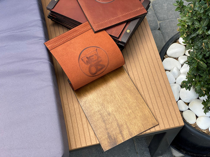 Leather Menu Cover