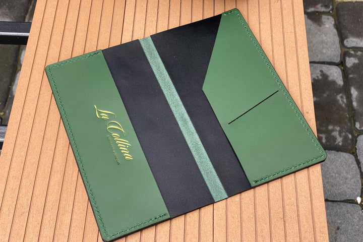 Embossed Leather Bill Holder: Restaurant Check Presenter