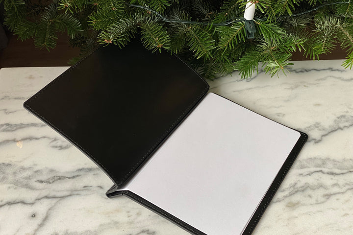 Crocodile Leather Menu Holder: Embossed Restaurant Menu