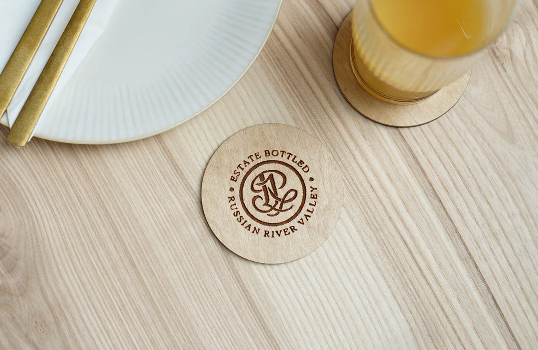 Personalized Wooden QR Code Menu Sign: Restaurant Tabletop Display