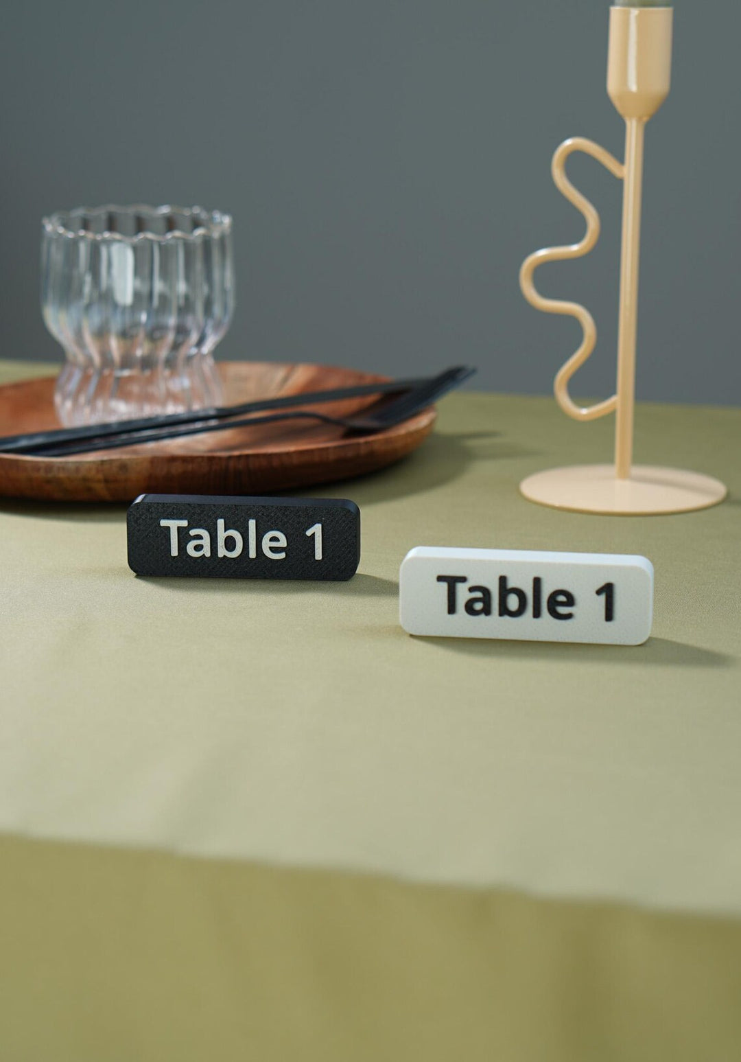 3D Printed Table Numbers