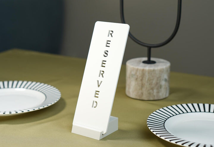 Custom Acrylic Reserved Table Sign