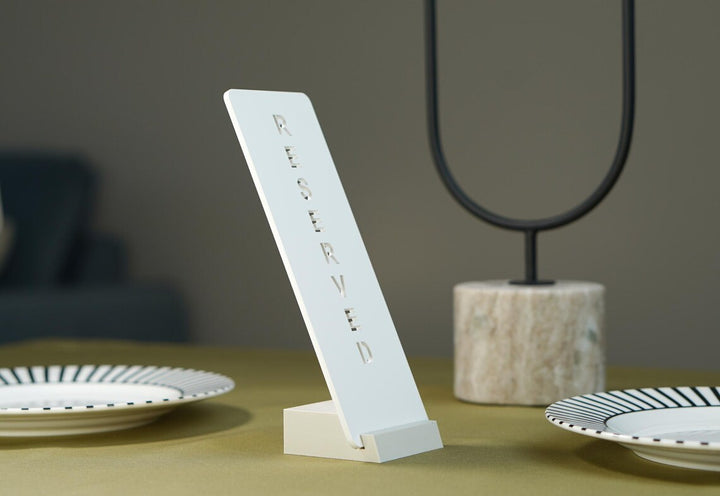 Custom Acrylic Reserved Table Sign