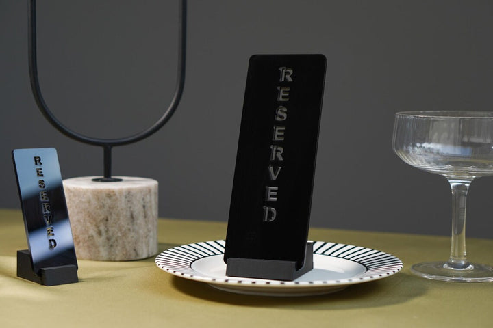 Custom Acrylic Reserved Table Sign