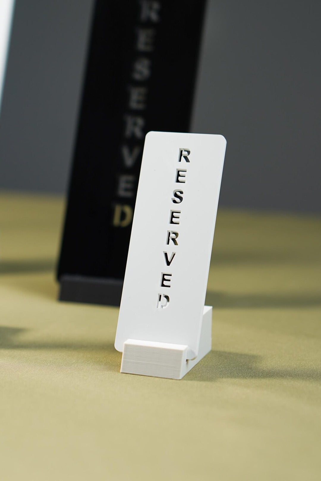 Custom Acrylic Reserved Table Sign