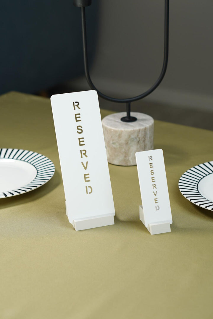 Custom Acrylic Reserved Table Sign