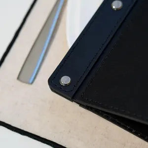 Custom Leather Menu Cover: Restaurant Menu Holder