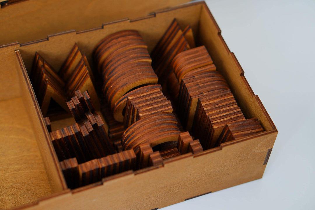 Wood Menu Board Letters: Birch Plywood